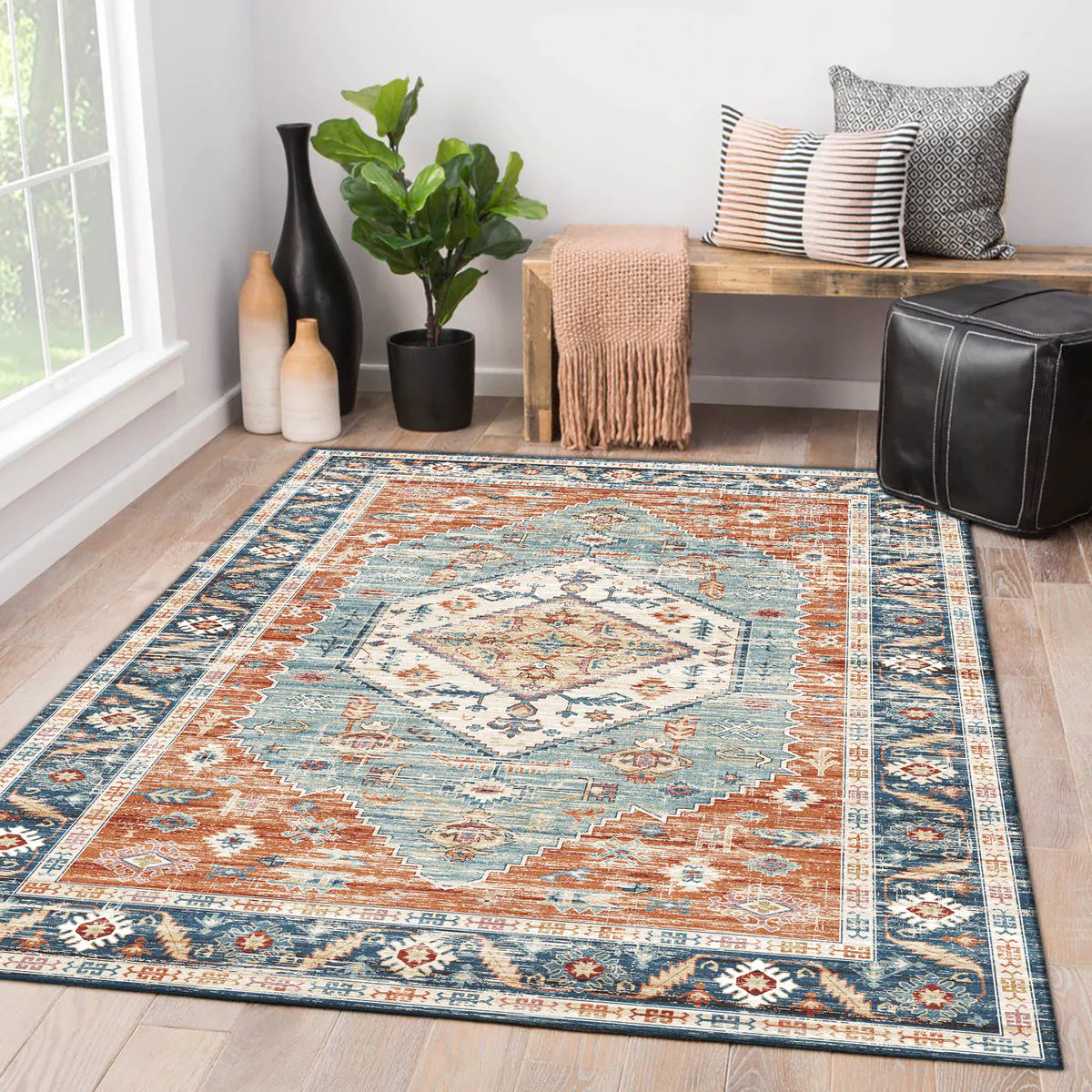 Washable Rugs - Vintage Portokali