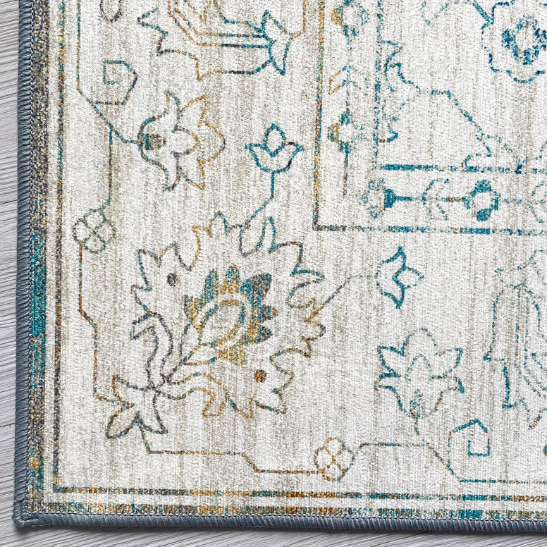 Washable Rugs - Vintage Cierra Poly