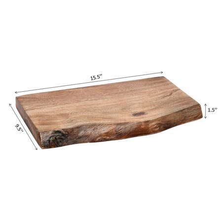Classic Live Edge Wood Tray