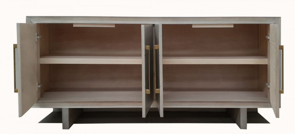 Chesterton White Cloud TV Stand 81"
