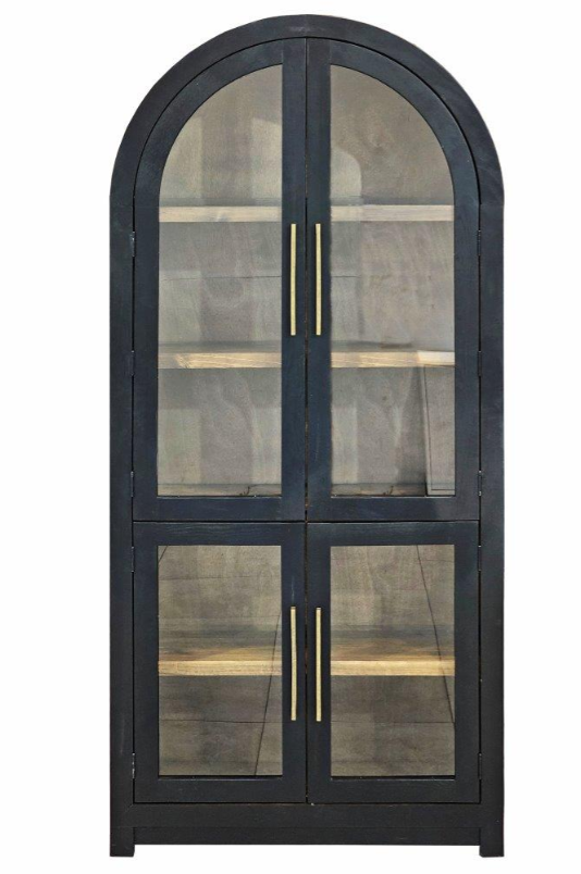 Matterson Black Glass Cabinet