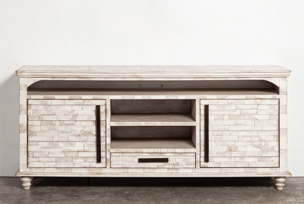 Toledo Rustic Bone TV Stand