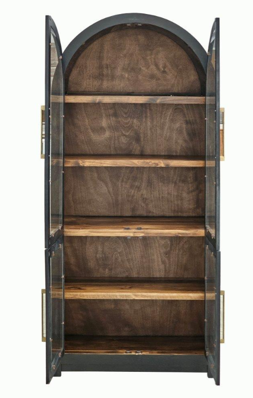 Matterson Black Glass Cabinet