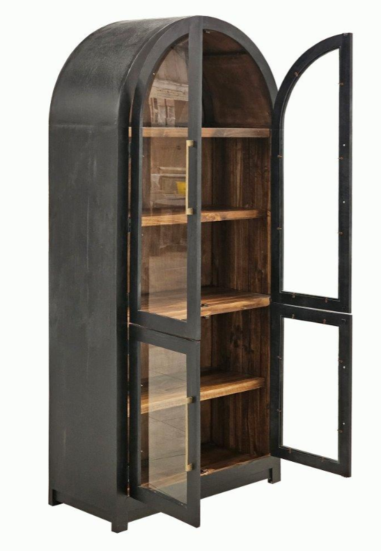 Matterson Black Glass Cabinet