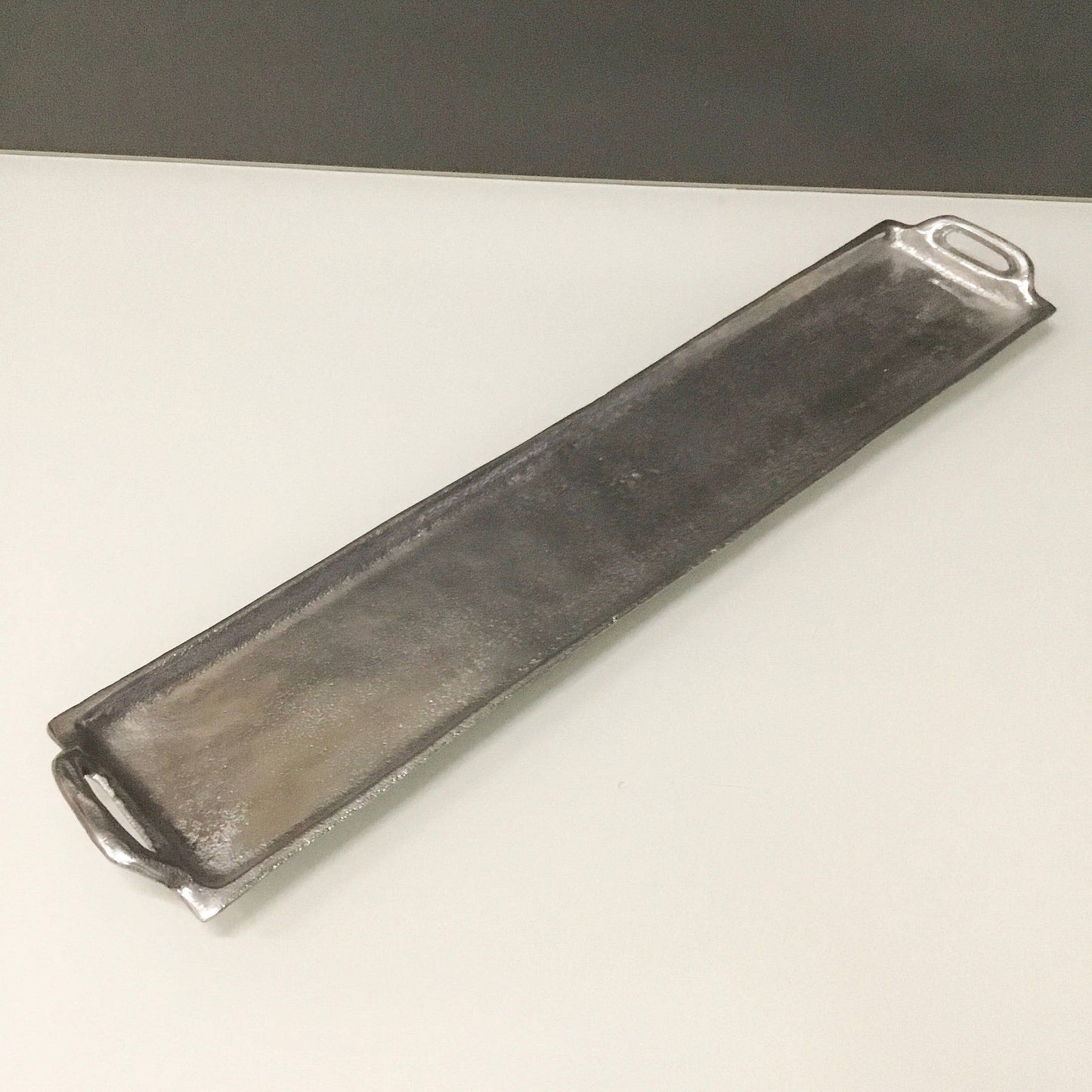 Textured Aluminum Tray with Handles