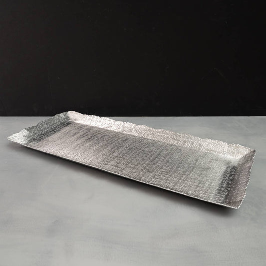 Silver Hammered Cutting Tray