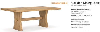 Galliden Dining 7-piece Set