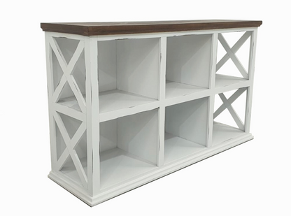 Qatar White TV Stand 72"