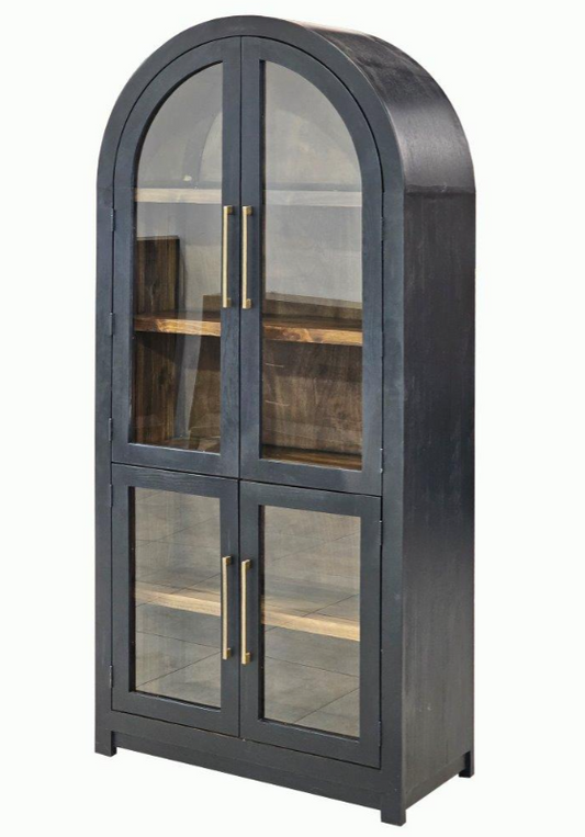 Matterson Black Glass Cabinet