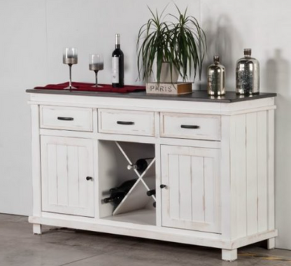 Midnight White Dining Set