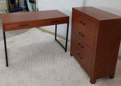 Joshua Cinnamon Desk + Chest